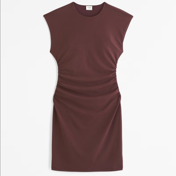 Short sleeve stretch mini dress - Picture 4 of 9